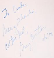 cca 1970 Doobies együttes képes füzet benne 3 tag által dedikált füzetlappal