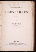 4 villamosokról szóló német nyelvű könyvecske egybekötve. Térképekkel, rajzokkal, néhány lap elázott...