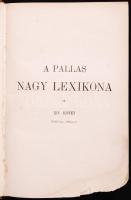 A Pallas nagy lexikona 14. kötet. Bp., 1894. Számos litho képpel és térképpel. Aranyozott félbőr kötésben