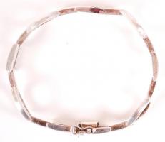 Art deco stílusú, ezüst (Ag) karkötő / 
Silver bracelet in art deco style, 20cm, 14,3gr