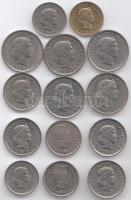 Svájc 1962-1983. 5R-1/2Fr (23x) klf évszám T:vegyes
Switzerland 1962-1983. 5 Rappen - 1/2 Franc (23x...