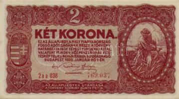 1920. 2K "2aa" (9x) egymáshoz közeli sorszámok T:I,I-
