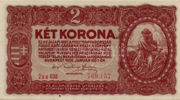 1920. 2K "2aa" (9x) egymáshoz közeli sorszámok T:I,I-