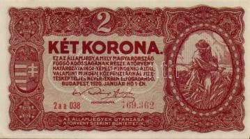 1920. 2K "2aa" (9x) egymáshoz közeli sorszámok T:I,I-