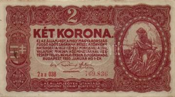 1920. 2K "2aa" (9x) egymáshoz közeli sorszámok T:I,I-