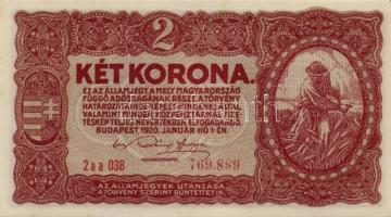 1920. 2K "2aa" (9x) egymáshoz közeli sorszámok T:I,I-