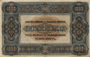 1920. 1000K "Orell Füssli Zürich" felfelé csúszott nyomat T:III(szép papír)