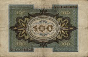 Német Birodalom/Weimari Köztársaság 1920. 100M (4x) T:III
Weimar Republic 1920. 100 Mark (4x) C:F