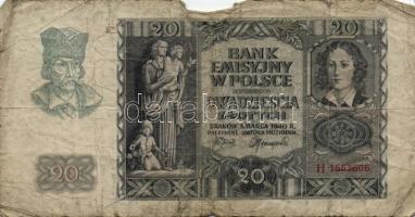 Lengyelország 1940-1941. 1Zl - 100Zl (7x) T:III,III-
Poland 1940-1941. 1 Zlotych - 100 Zlotych (7x) ...