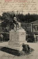 Bártfafürdő Erzsébet királyné szobor / statue (EK)