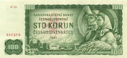 Csehszlovákia 1961. 100K (2x) sorszámkövető T:I
Czechoslovakia 1961. 100 Korun (2x) sequential seria...