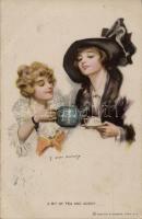 A bit of tea and gossip, s: F.Earl Christy