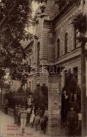 Mohács állami polgári iskola (ragasztónyom / gluemark)