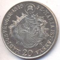 1848KB 20Kr Ag "V. Ferdinánd" T:1-