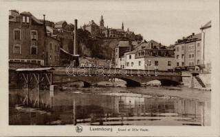 7 db régi, használatlan luxembourgi lap: Luxembourg, Berdorf, Echternach / 7 unused Luxembourgian po...