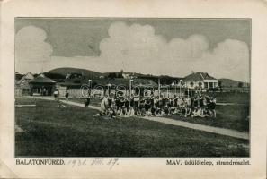 Balatonfüred MÁV üdülőtelep, strand (EB)
