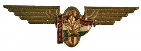 ~1950. Úttörő vasutas jelvény (63.4mm) T:2-