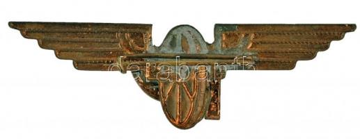 ~1950. Úttörő vasutas jelvény (63.4mm) T:2-