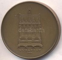 Madarassy Walter (1909-1994) 1938. "Szent István / Szent Jobb" Br emlékérem (40mm) dísztok...