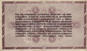 1946. 100.000AP 3xklf variánsa! T:III