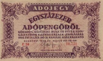 1946. 100.000AP 3xklf variánsa! T:III