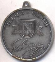 Német Államok 1886. "II. Lajos" fém emlékmedál mellszalag nélkül T:2-
German States 1886. ...