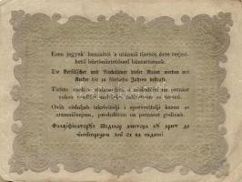 1848. 10Ft "Kossuth bankó" érvénytelenítve T:II-