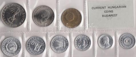 1979. 2f-10Ft 9db klf érmés forgalmi sor fóliatokban T:1