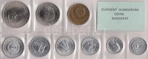 1981. 2f-10Ft 9db klf érmés forgalmi sor fóliatokban T:1