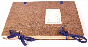 1961 Herbárium mappa, használatlan