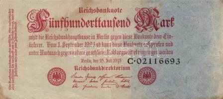 Német Birodalom/Weimari Köztársaság/Berlin 1923. 7db klf inflációs papírpénz T:I,II,III
Germany/Weim...