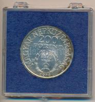 1976. 200Ft Ag "II. Rákóczi Ferenc" T:BU Eredeti sérült MNB plasztiktokban