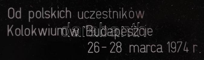 A deblini "Hős Pilóták" emlékmű plexi makettje / 
Model of the Deblin Statue of Heroic Avi...