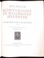 Végh Gyula: Budai könyvárusok jelvényei 1488-1525. Magyarázó szöveggel ellátta - -. Bp., 1923, Magya...