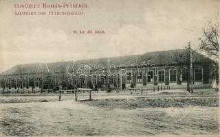 Románpetre, Petrovoszello; school