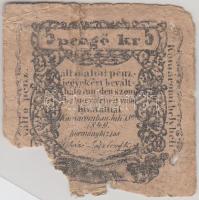 Komárom 1849. 5Kr T:IV