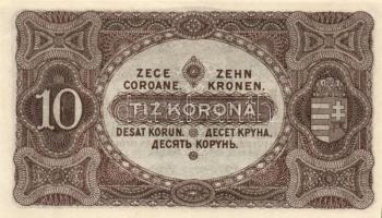 1920. 10K (5x) sorszámkövető T:I