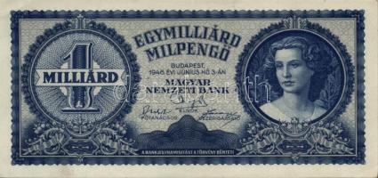 1945-46. 1000P + 1.000.000P + 10.000MP + 1.000.000MP + 1.000.000.000MP T:I-,II,II-