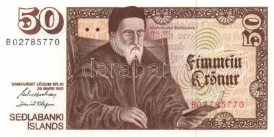 Izland 1961. 50K T:I Iceland 1961. 50 Kronur C:UNC