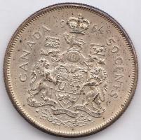 Kanada 1964. 50c Ag "II. Erzsébet" T:2 Canada 1964. 50 Cents Ag "Elizabeth II" C:XF