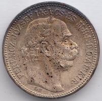 1915KB 1K Ag "Ferenc József" T:2 patina