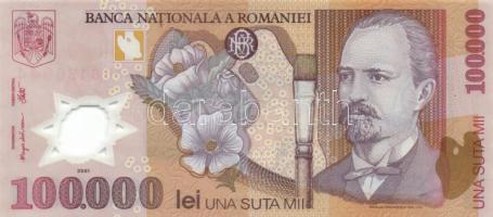 Románia 2001. 100.000L T:I Romania 2001. 100.000 Lei C:UNC