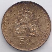 Csehszlovákia 1971. 50K Ag "A Kommunista Párt 50. évfordulója" T:2 patina Czechslovakia 1971. 50 Korun Ag "50th Anniversary - Czechoslovak Communist Party" C:XF patina