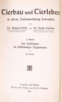 Richard Hesse - Franz Doflein: Tierbau und Tierleben in ihrem Zusammenhang betrachtet. 2 Bde. Band 1...