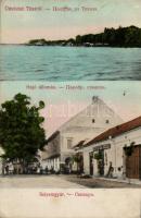 Titel, selyemgyár, Szvoboda Rezső kereskedése / silk factory, shop