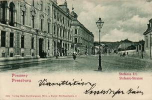 Pozsony Stefánia út / street
