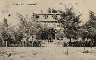 Balatonlelle-gyógyfürdő, Balaton nagyszálloda