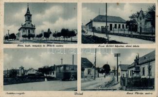 Diósd, autóbusz megálló, Szent Flórián-szobor