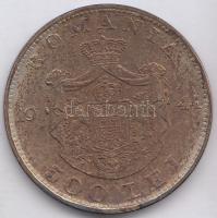 Románia 1944. 500L Ag T:2-,3 Romania 1944. 500 Lei Ag C:VF,F