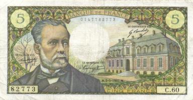 Franciaország 1967. 5Fr T:III France 1967. 5 Francs C:F